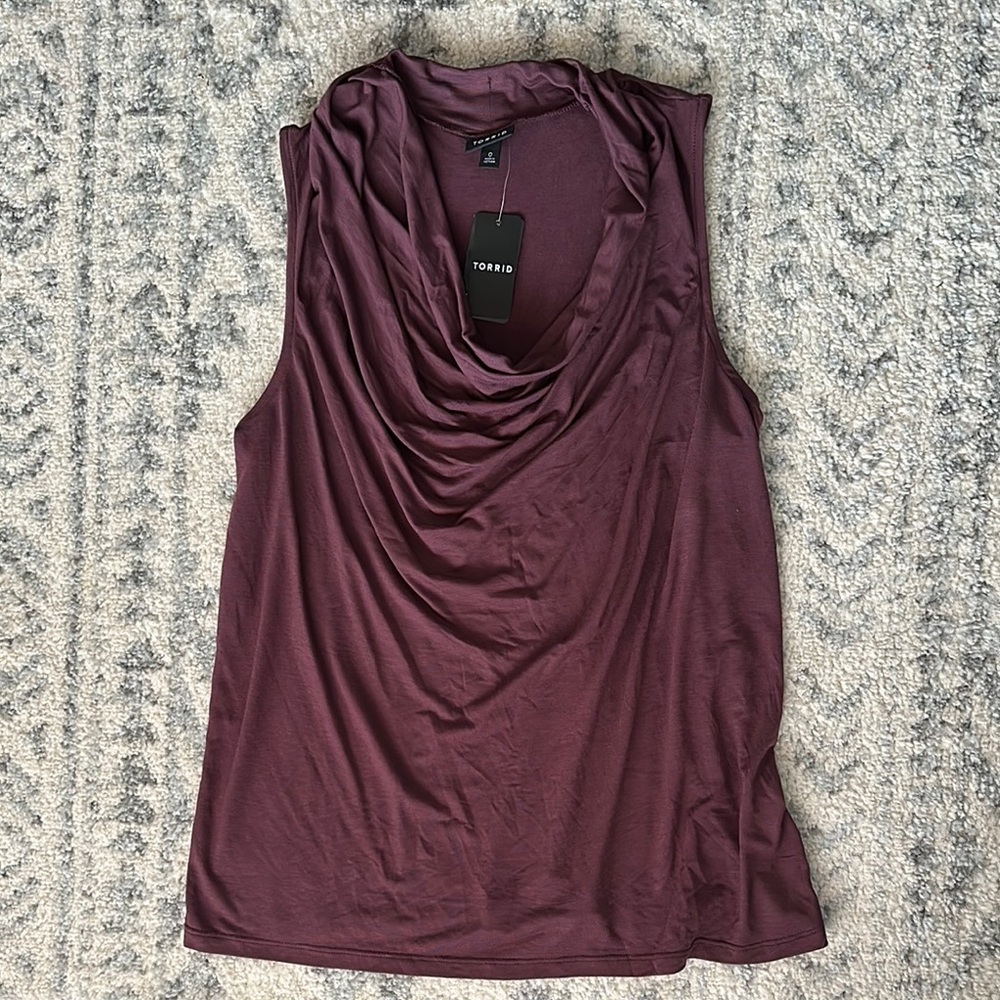 Woman’s Torrid Scoop Neck Tank - Purple